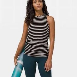 Lululemon All Tied Up Tank - Black & White